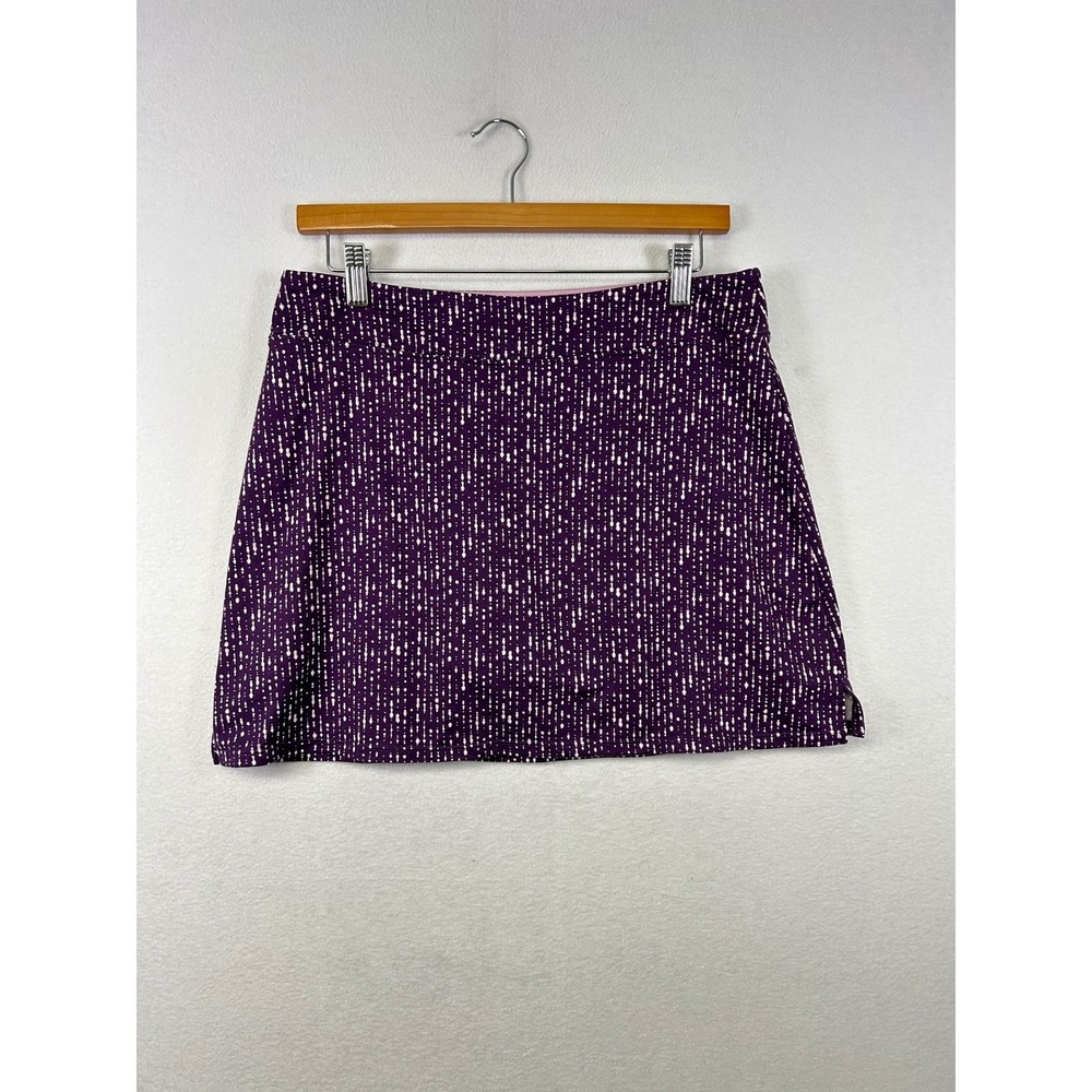 Tranquility Athletic Skort Womens Medium Purple Dotted Tennis Golf Skirt